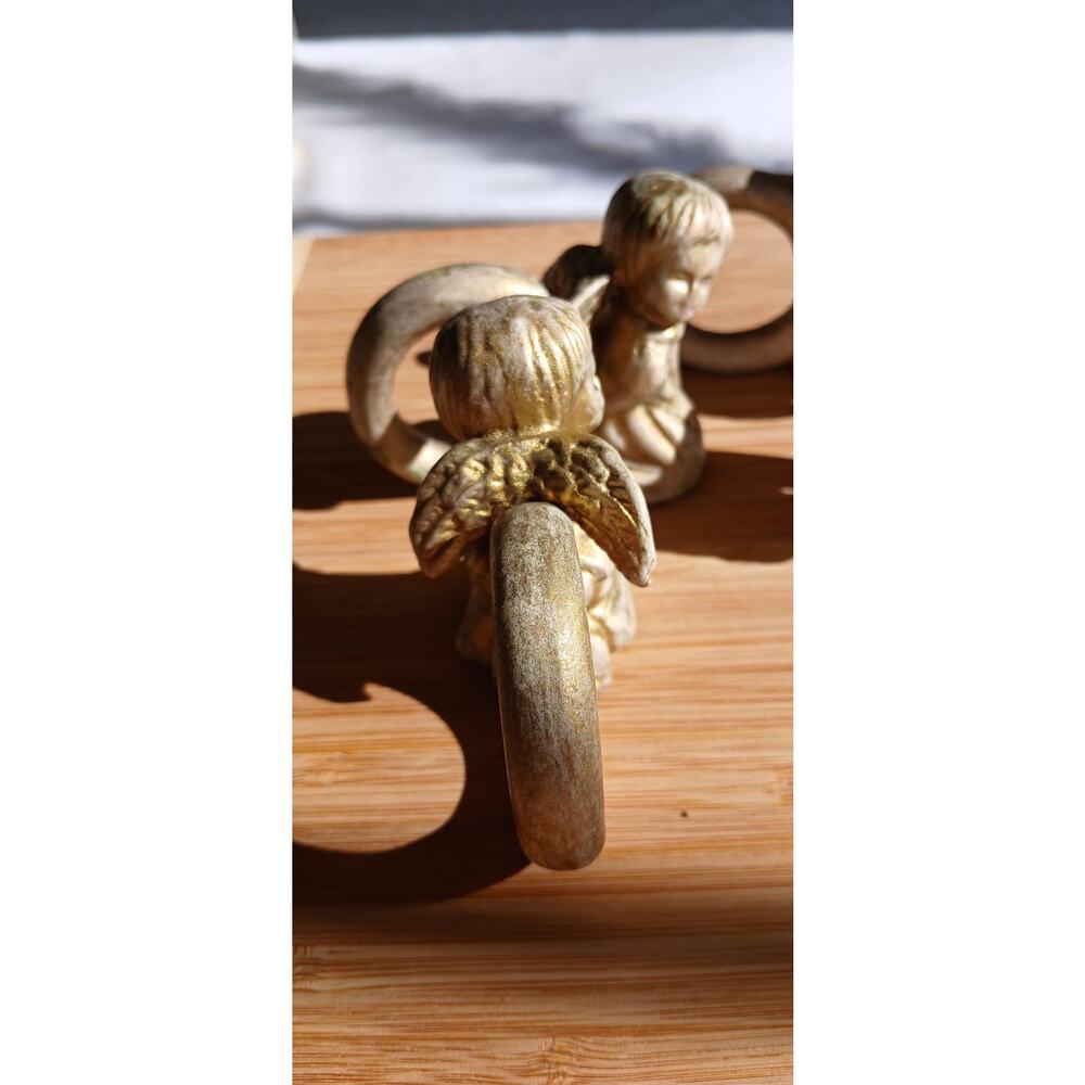 Ceramic Angel Napkin Rings (4) - Picture 7 of 16